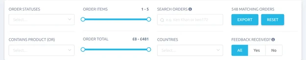 Order filters